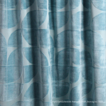 100% Polyester Knitting Jacquard Velvet Curtain Fabric